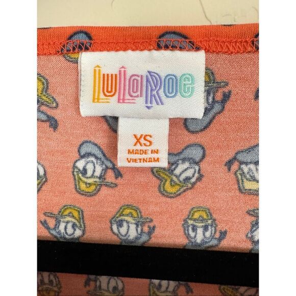 Lularoe Disney Irma Donald Duck - Size XS - Picture 4 of 7